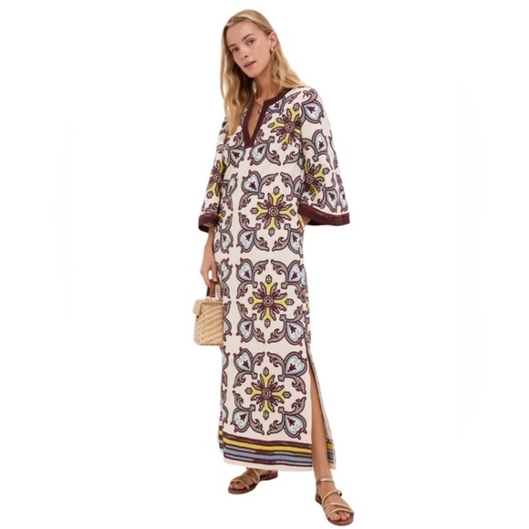 tuckernuck embroidered dress Blue Seersucker Embroidered James Dress main image 0